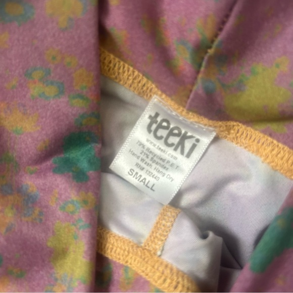 Teeki set in meadow print - Picture 3 of 4